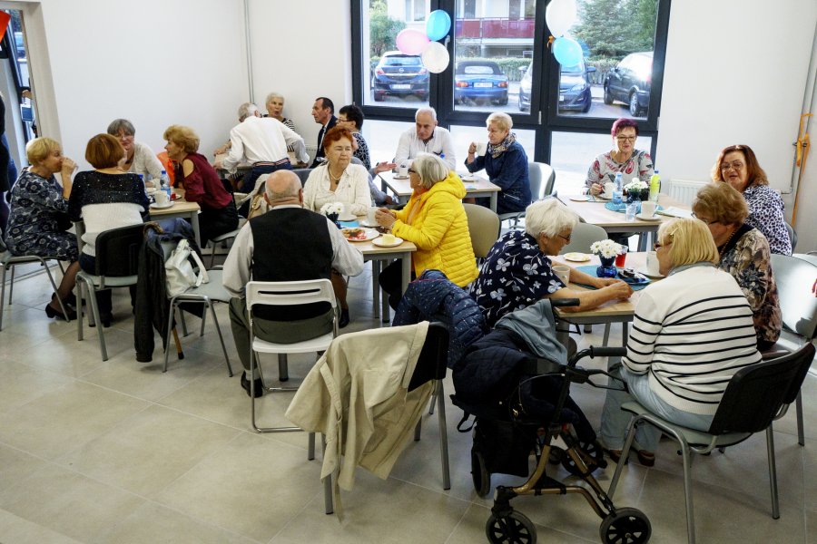 Seniorzy z południa Gdyni mają na Lipowej swoje miejsce spotkań // fot. Laboratorium Innowacji Społecznych