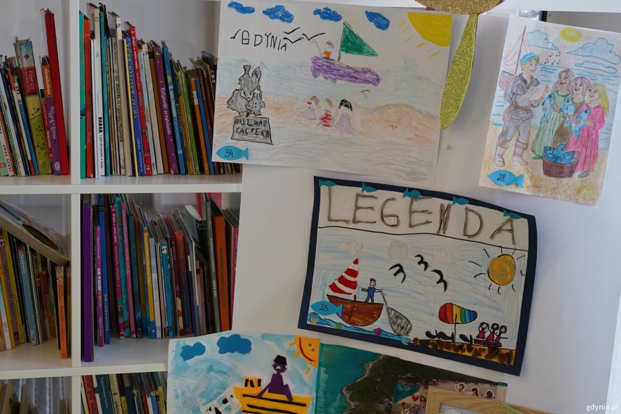 Część prac biorących udział w konkursie plastycznym