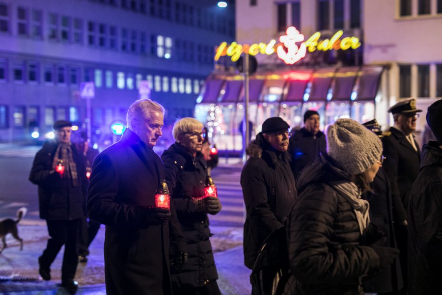 W uroczystościach uczestniczyła przewodnicząca Rady Miasta Gdyni Joanna Zielńska // fot. Karol Stańczak