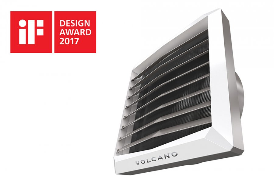 Nagrzewnica VOLCANO nagrodzona w konkursie iF Design Award 2017 // mat. prasowe