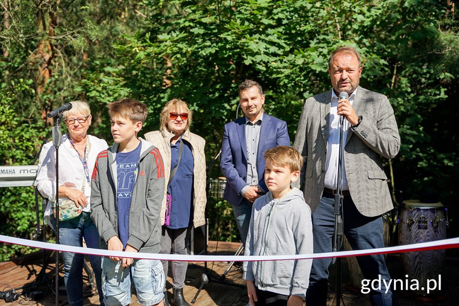 Otwarcie parku rodzinnego przy ul. Spokojnej na Małym Kacku i festyn rodzinny, fot. Mirosław Pieślak