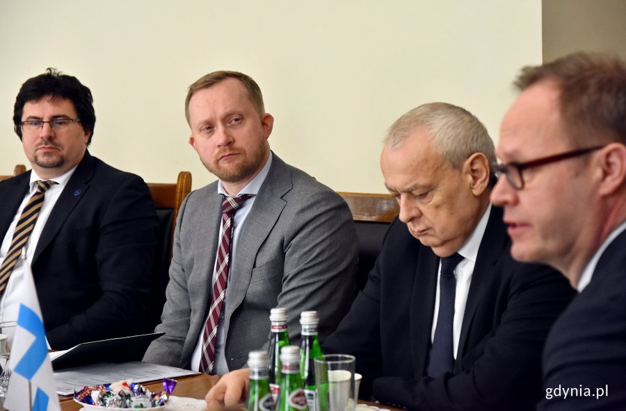 Ambasador Republiki Finlandii - Juha Tapio Ottman 26 lutego był gościem prezydenta Gdyni Wojciecha Szczurka // fot. Kamil Złoch