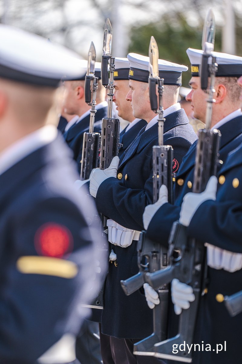 Uroczystości przy Pomniku Polski Morskiej w Gdyni z okazji 24. rocznicy przystąpienia Polski do NATO, fot. M. Dietrich