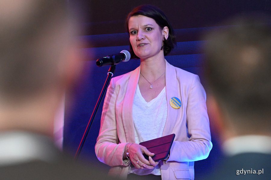 Katarzyna Gruszecka-Spychała - wiceprezydent Gdyni ds. gospodarki podczas gali IT Manager of Tomorrow Awards // fot. Michał Puszczewicz