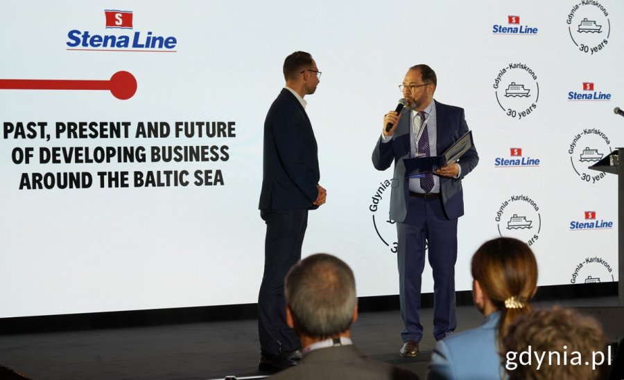Na scenie m.in. prowadzący konferencję „Stena Line Baltic Business Conference” 