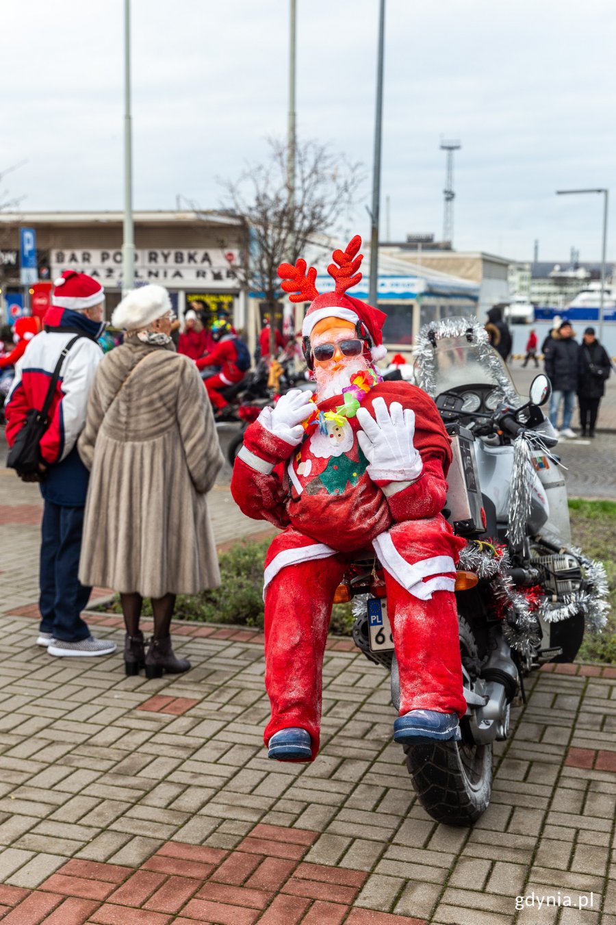 Mikołaje na Motocyklach w Gdyni, fot. Piotr Żagiell