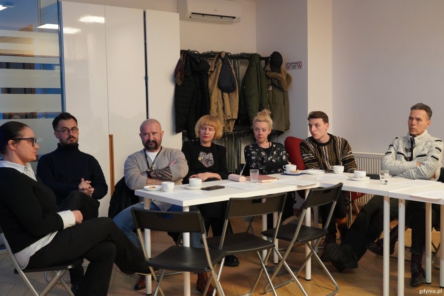 Członkowie Gdyńskiej Rady Kultury na posiedzeniu 16 lutego w Konsulacie Kultury