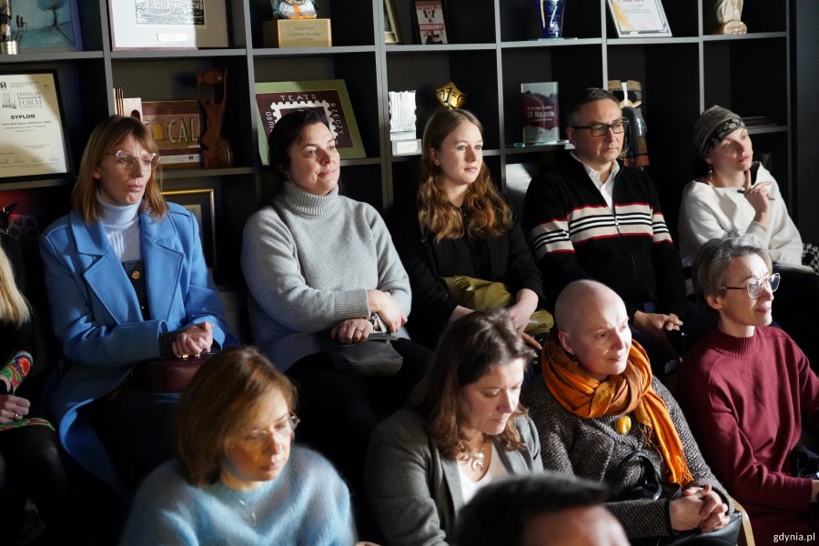 W wydarzeniu udział wzięli m.in. przedstawiciele gdyńskich instytucji kultury oraz Maja Wagner, naczelnik Wydziału Kultury w Gdyni