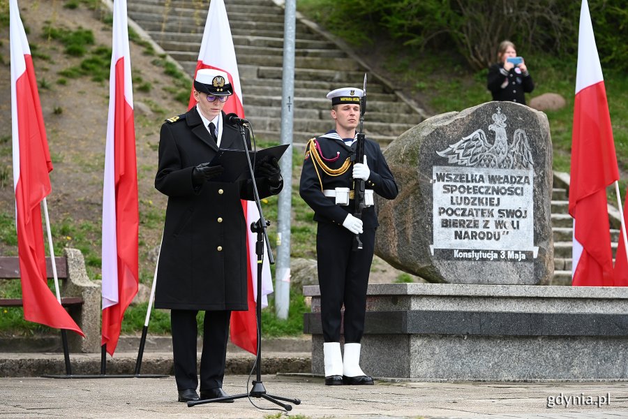 Uroczystości z okazji rocznicy uchwalenia Konstytucji 3 Maja w Gdyni, fot. Michał Puszczewicz