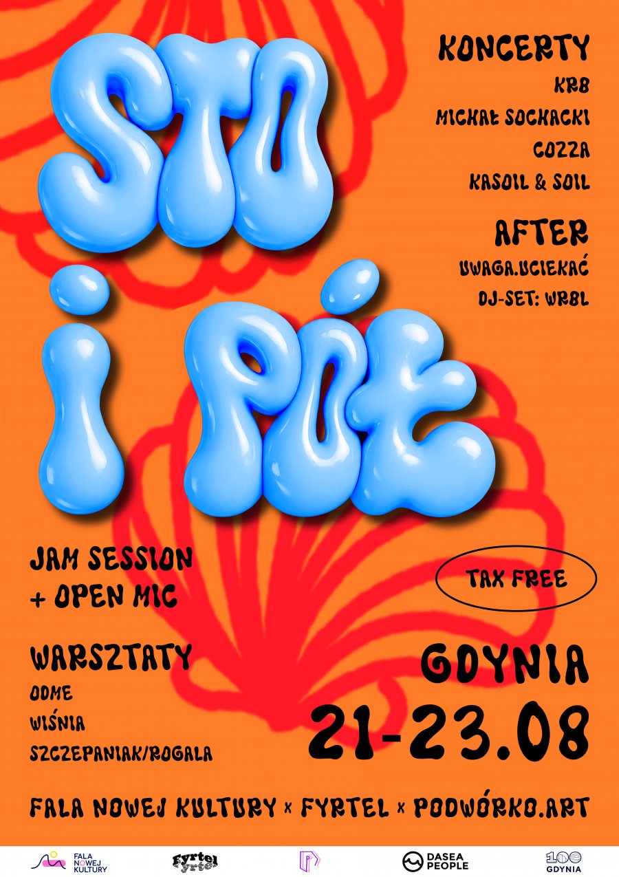 STO I P&Oacute;Ł, czyli p&oacute;łmetek 100-lecia Gdyni w formie muzycznego festiwalu (materiały promocyjne organizatora)