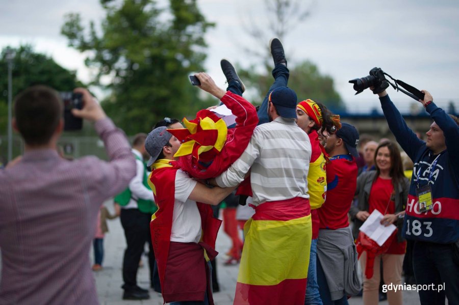 Hiszpania - Macedonia, fot. gdyniasport.pl