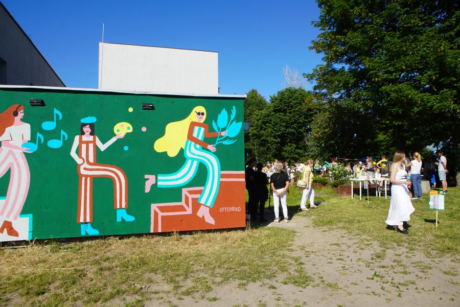 Mural przy ul. Widnej 8 // fot. Anna Rezulak