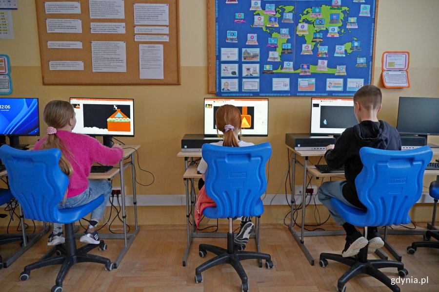 Pracownia komputerowa w Szkole Podstawowej nr 18