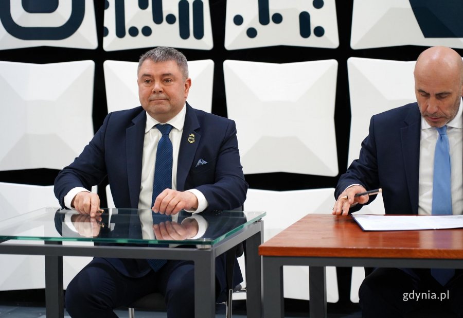 na zdjęciu Marcin Wiśniewski i Adam Leszkiewicz