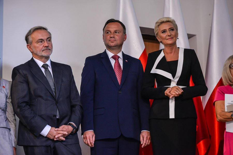 Uroczystości w III LO w Gdyni i wizyta pary prezydenckiej, fot. Przemysław Świderski