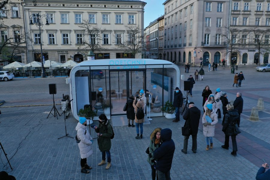 Gdyński pawilon na Rynku Głównym w Krakowie // fot. Jan Graczyński/ krakow.pl