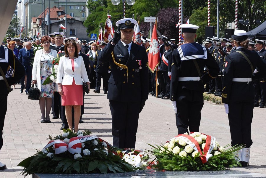 Uroczyste odsłonięcie pomnika Polski Morskiej // fot. Michał Puszczewicz