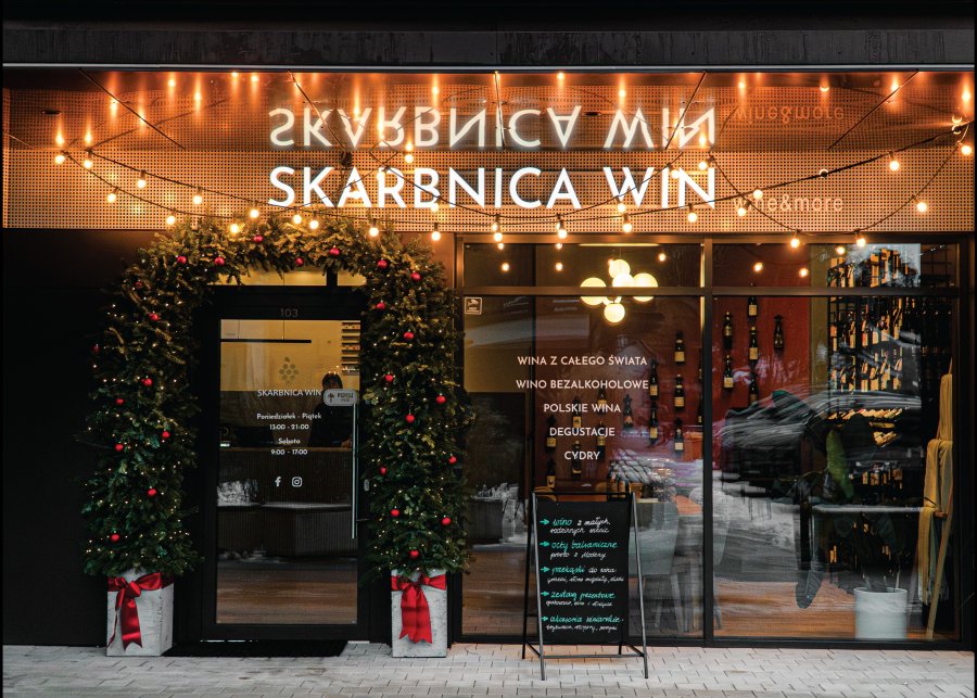 Skarbnica Win – 3. miejsce w konkursie na najlepszą witrynę świąteczną w Gdyni