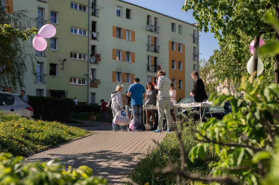 Wspólne projektowanie przestrzeni przy Chwarznieńskiej fot. LIS