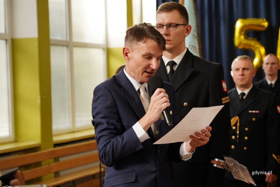 Bartosz Chyś, dyrektor SP 39 (fot. Magdalena Starnawska)