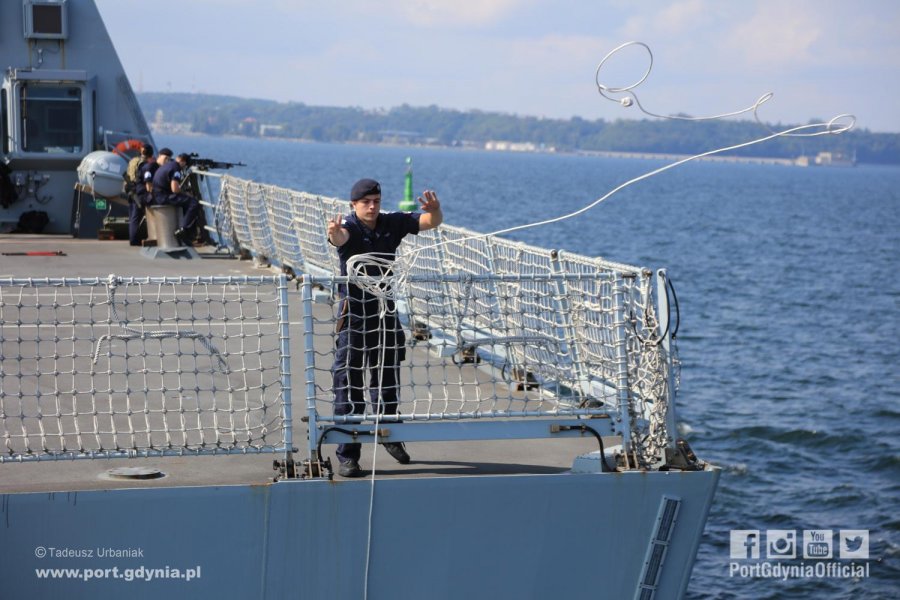 W Gdyni zacumował brytyjski niszczyciel rakietowy HMS Diamond // fot. Tadeusz Urbaniak