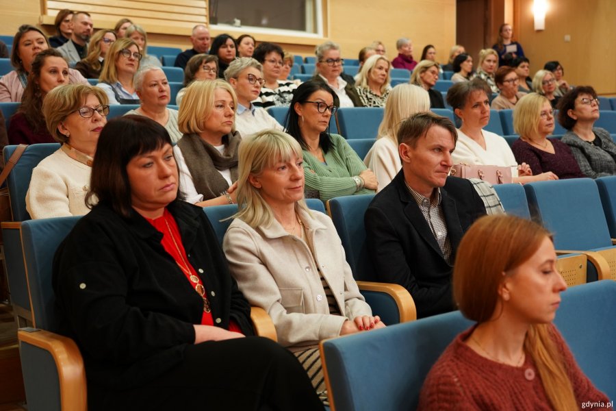 Uczestnicy spotkanie z kadrą zarządzającą gdyńską oświatą