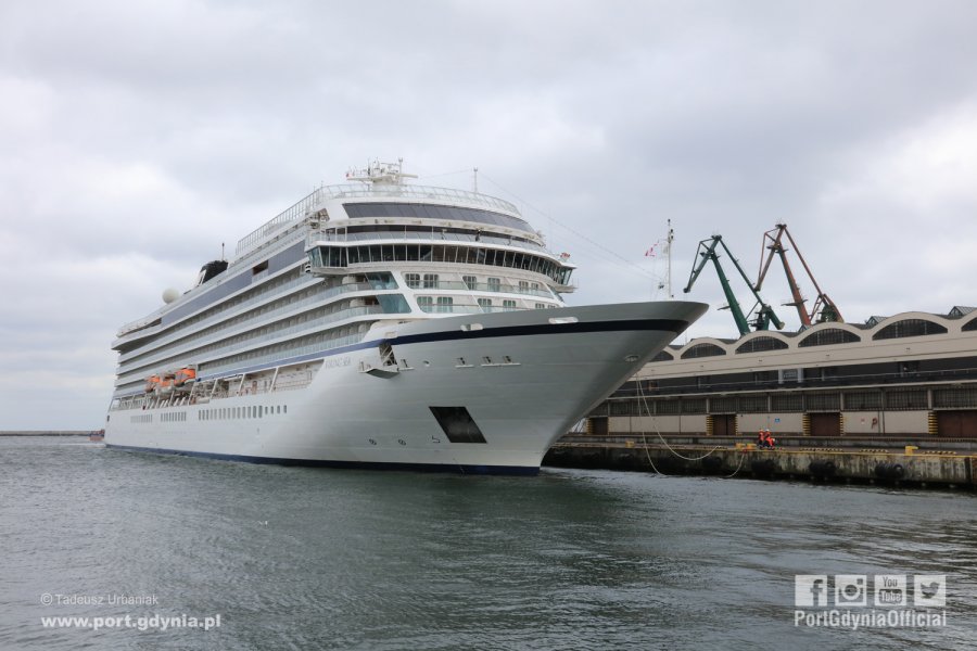 Viking Sea w Gdyni / fot. Tadeusz Urbaniak Port Gdynia