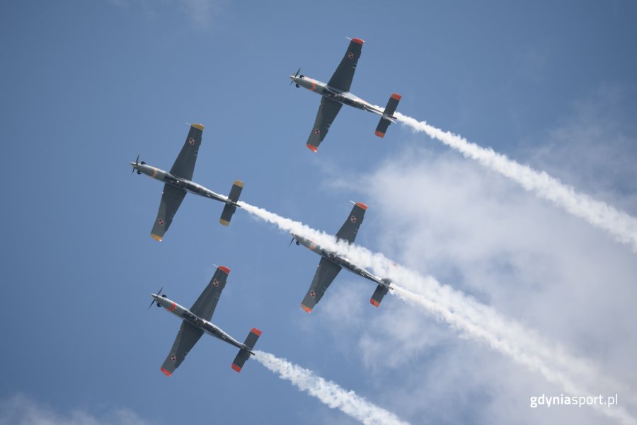 Drugi dzień LOTOS Gdynia Aerobaltic 2019 na gdyńskim lotnisku, fot. gdyniasport.pl