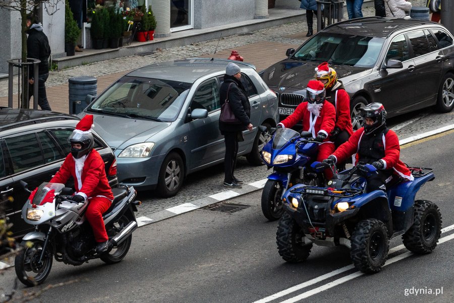 Mikołaje na Motocyklach w Gdyni, fot. Piotr Żagiell