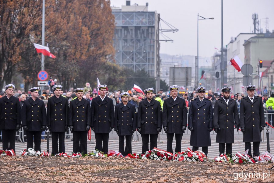 Gdynia uczciła stulecie polskiej niepodległości // fot. Przemysław Świderski