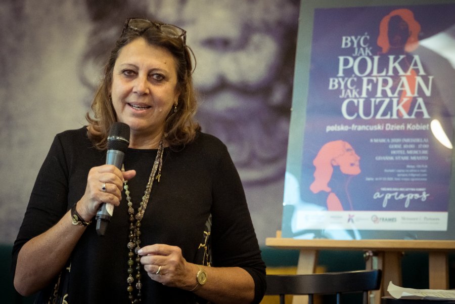 Polsko-francuski Dzień Kobiet. Na zdjęciu Hanna Stypułkowska-Goutierre, prezes Polskiej Izby Przemysłowo-Handlowej we Francji // fot. Anna Rezulak