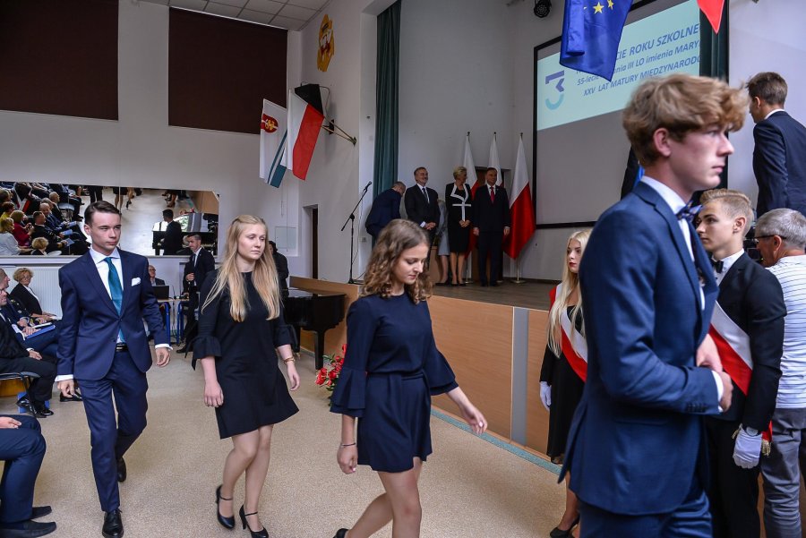 Uroczystości w III LO w Gdyni i wizyta pary prezydenckiej, fot. Przemysław Świderski