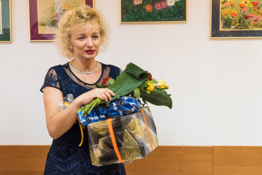 Barbara Kwiatkowska, animatorka z Miejskiego Klubu Seniora Orłowo