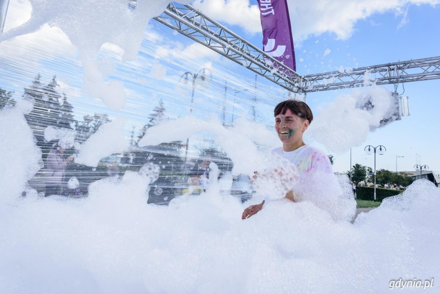 Bieg The Color Run w Gdyni, 16.09.2017 // fot. Dawid Linkowski