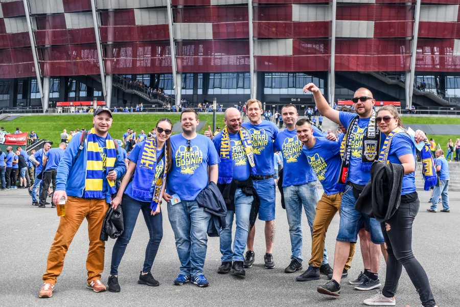 Finał Pucharu Polski 2018. Arka Gdynia - Legia Warszawa / fot.gdyniasport.pl