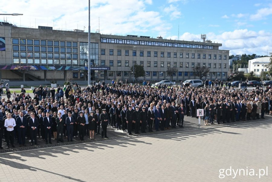 Studenci podczas inauguracji (fot. Magdalena Starnawska)