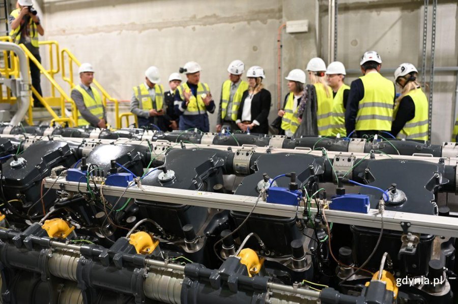 Silniki kogeneracyjne zainstalowane w Elektrociepłowni Gdyńskiej 