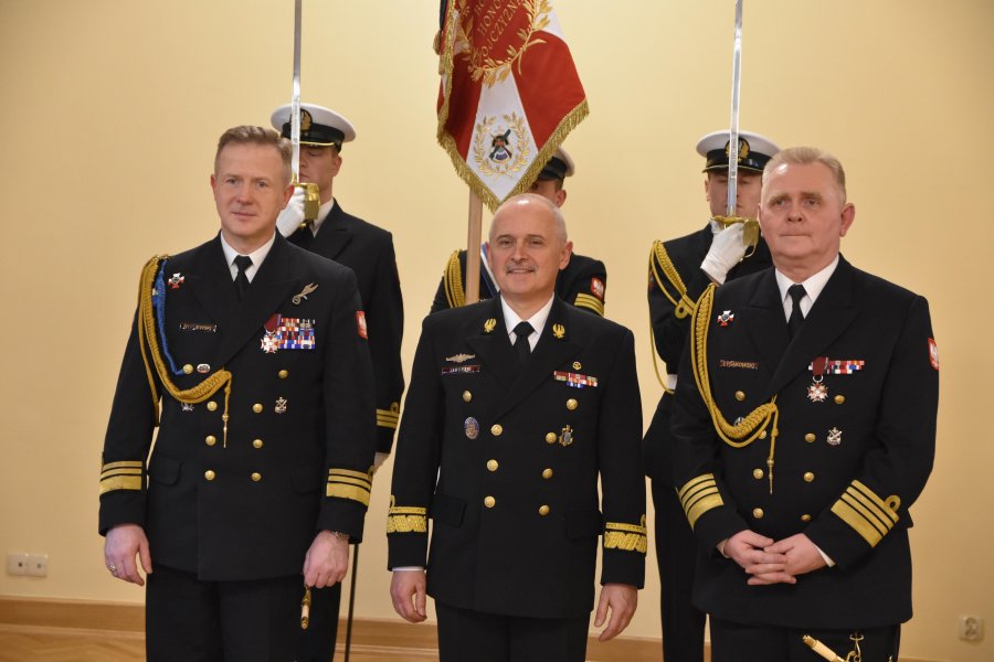 Zmiana na stanowisku Komendanta Portu Wojennego w Gdyni, fot. Lechosław Dzierżak