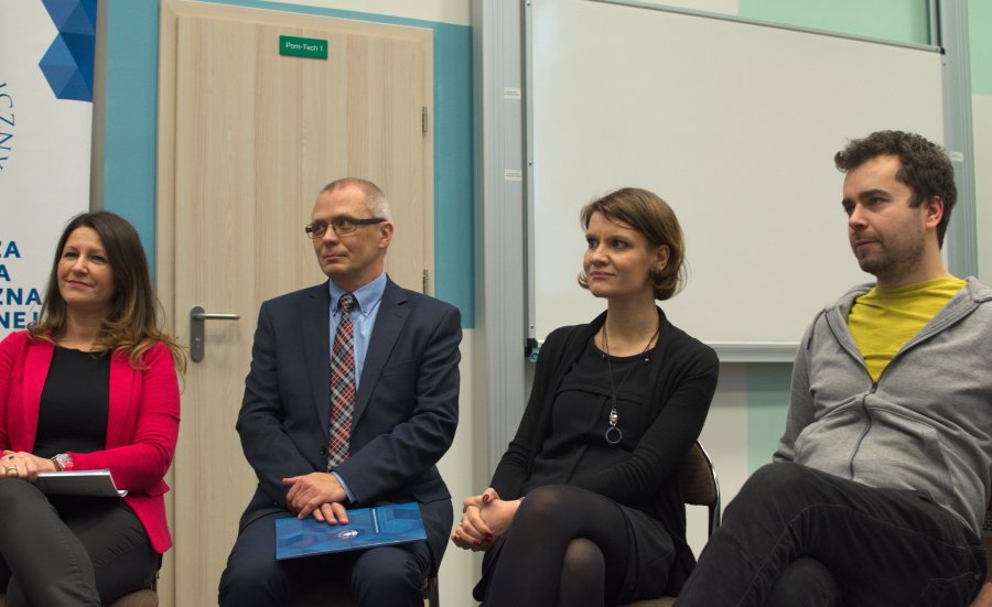 Spotkanie ze studentami na Wydziale Ekonomii UG // fot. Jan Ziarnicki