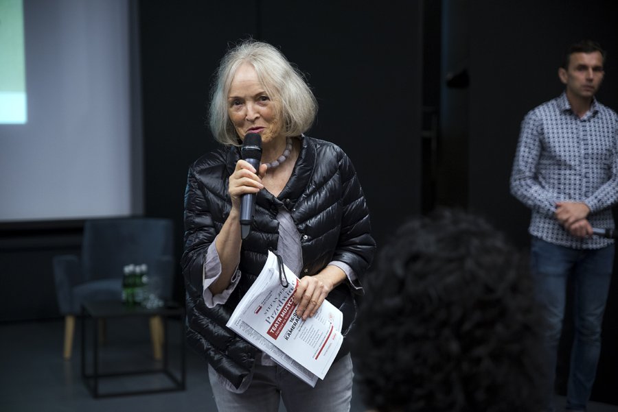 Prof. Maria Jolanta Sołtysik podczas Weekendu Architektury 2018, fot. P. Kozłowski 