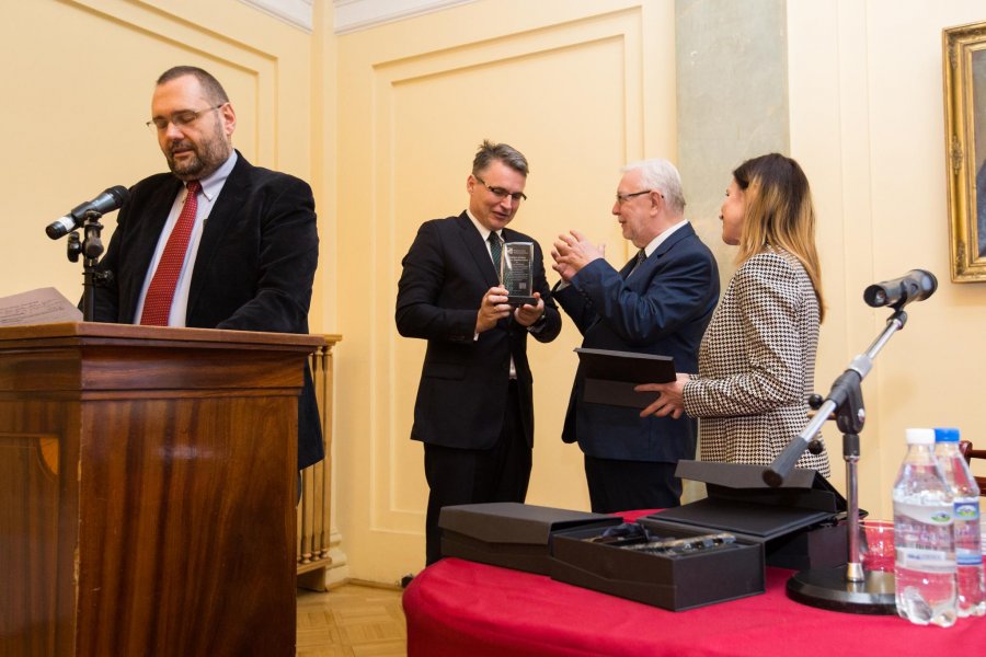 Wręczenie Nagrody im. Jerzego Regulskiego // fot. Andrzej Chomczyk