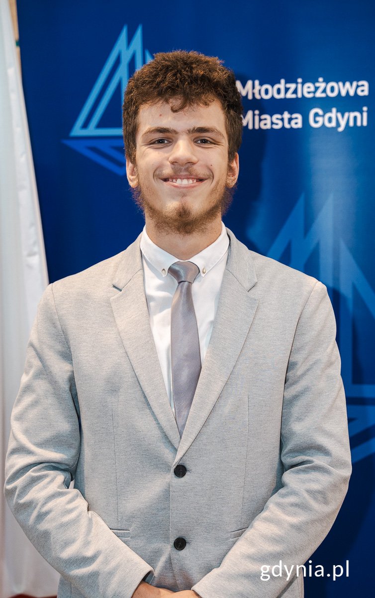 Radny Młodzieżowej Rady Miasta Gdyni / fot. Mateusz Dietrich 