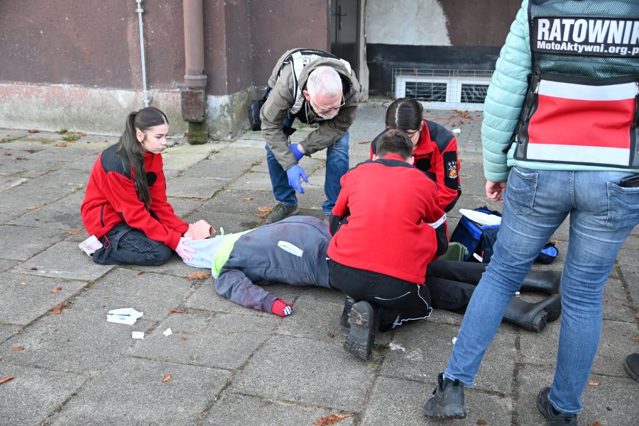 Młodzi ratownicy w akcji