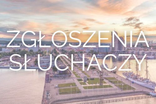 Na grafice wydarzenia widok na Gdynię od strony morza (mat. pras. organizatorów konferencji)