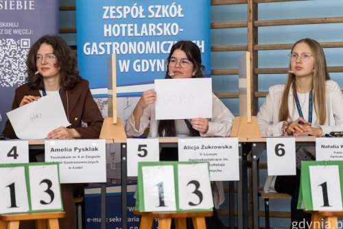 XXIX Olimpiada Wiedzy o Żywieniu w Zespole Szkół Hotelarsko - Gastronomicznych w Gdyni (fot. Paweł Budziński)