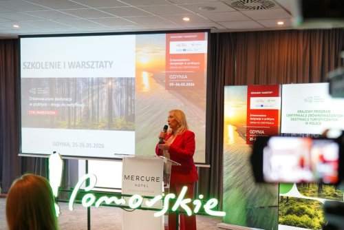Na zdjęciu: Małgorzata Wilk-Grzywna, prezes Polskiej Organizacji Turystycznej (fot. Magdalena Starnawska)