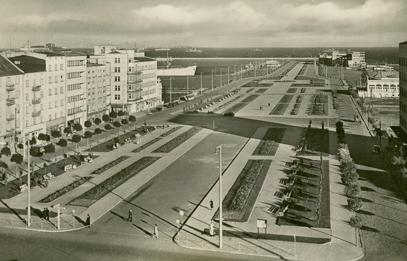 Skwer Kościuszki w latach okupacji 1940-1944, fot. MMG