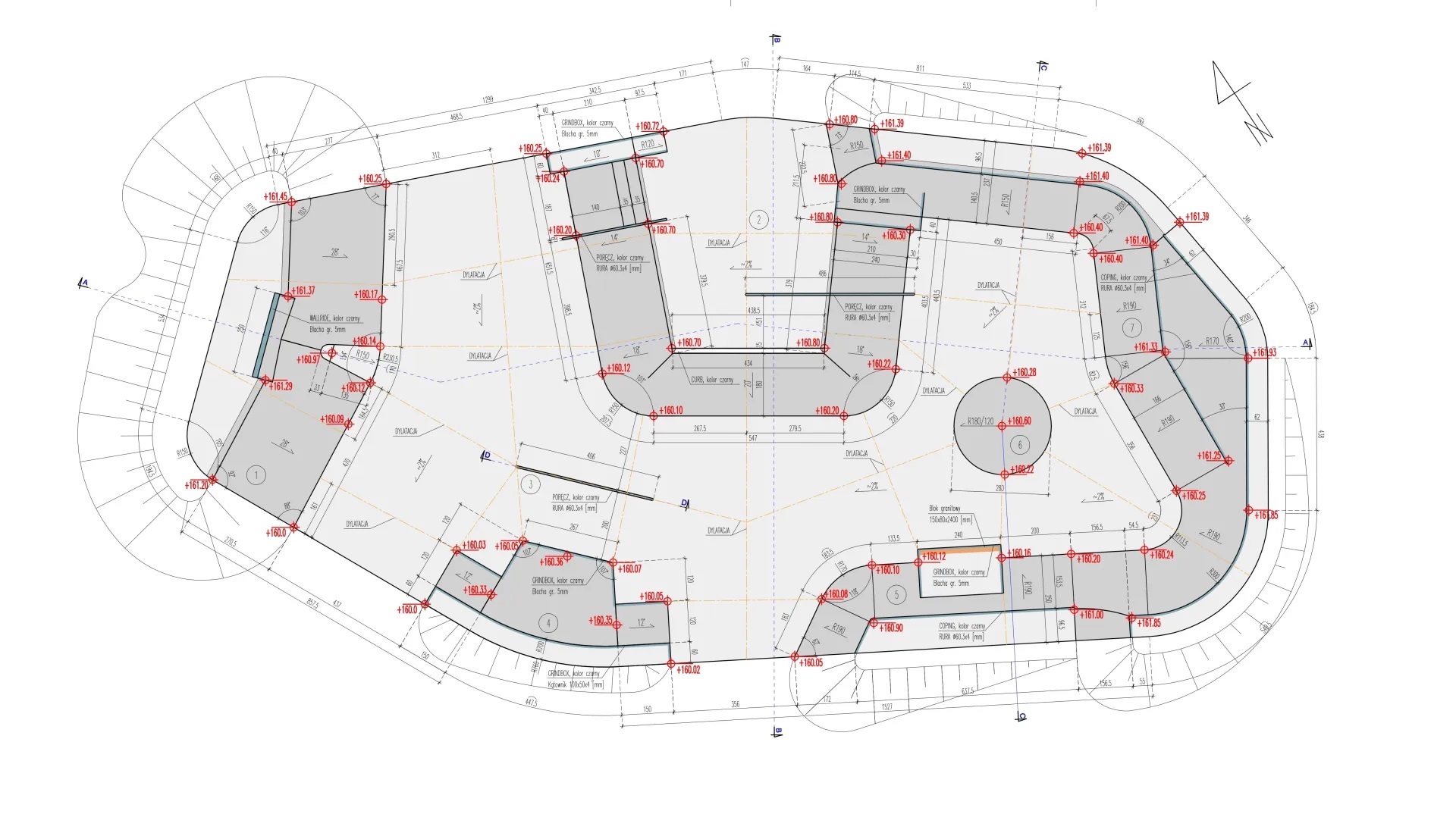 plan nowego skateparku