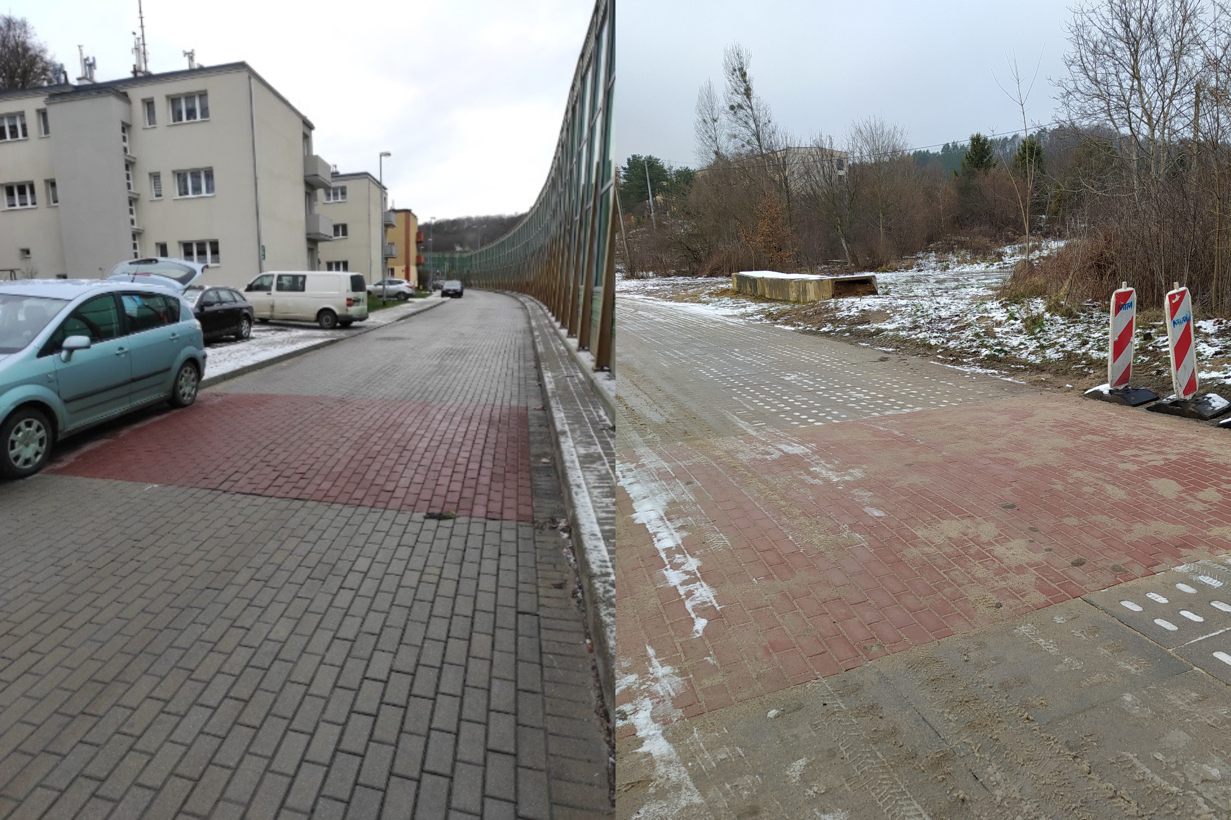 progi zwalniające na ul. Leszczynki i na ul. Przemyskiej