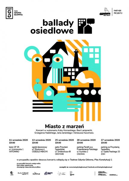 &bdquo;Ballady osiedlowe" Teatru Gdynia Gł&oacute;wna, mat. TGG
